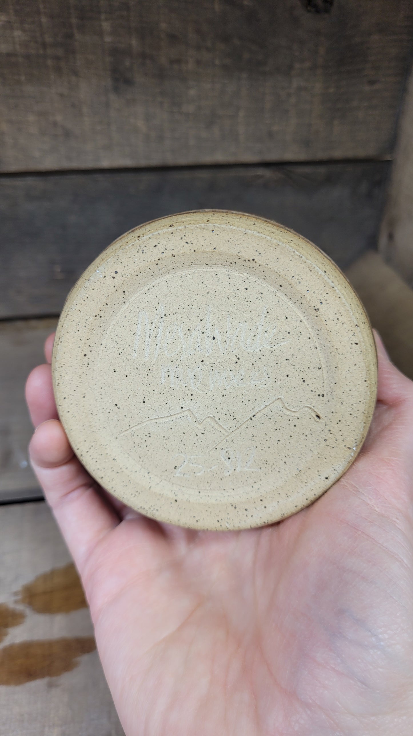 Mountain Thrown Brown Elk Antler Tumbler #2 14oz