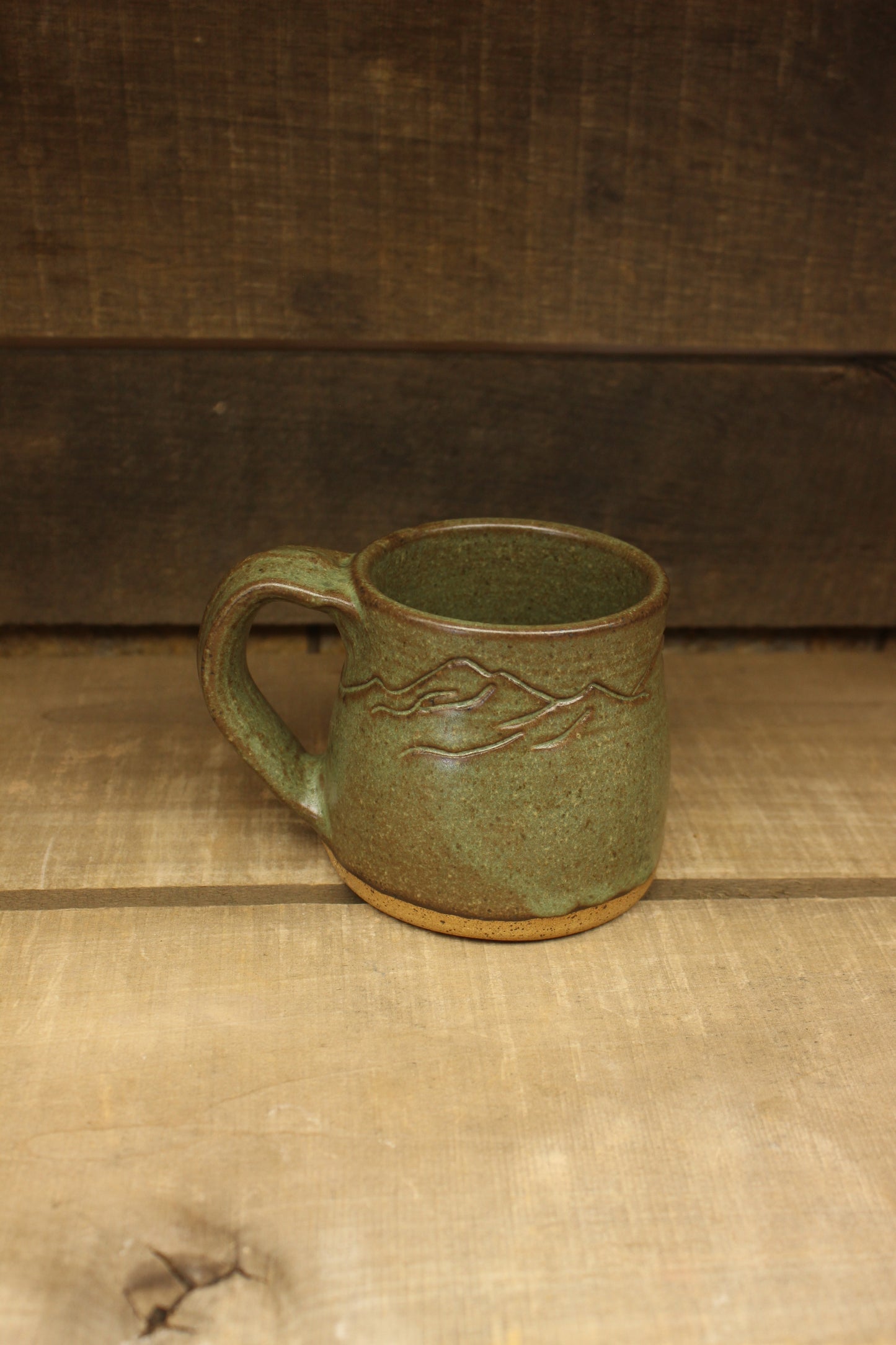 Green Mini Mountain Mug 9oz