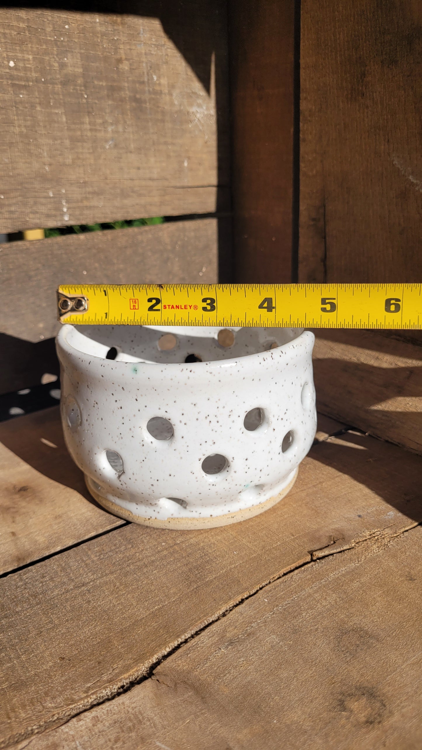 White Speckled Berry Bowl