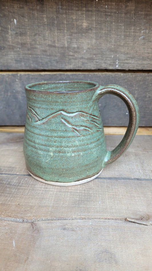 Mountain Thrown Matcha Mountain Mug 13oz