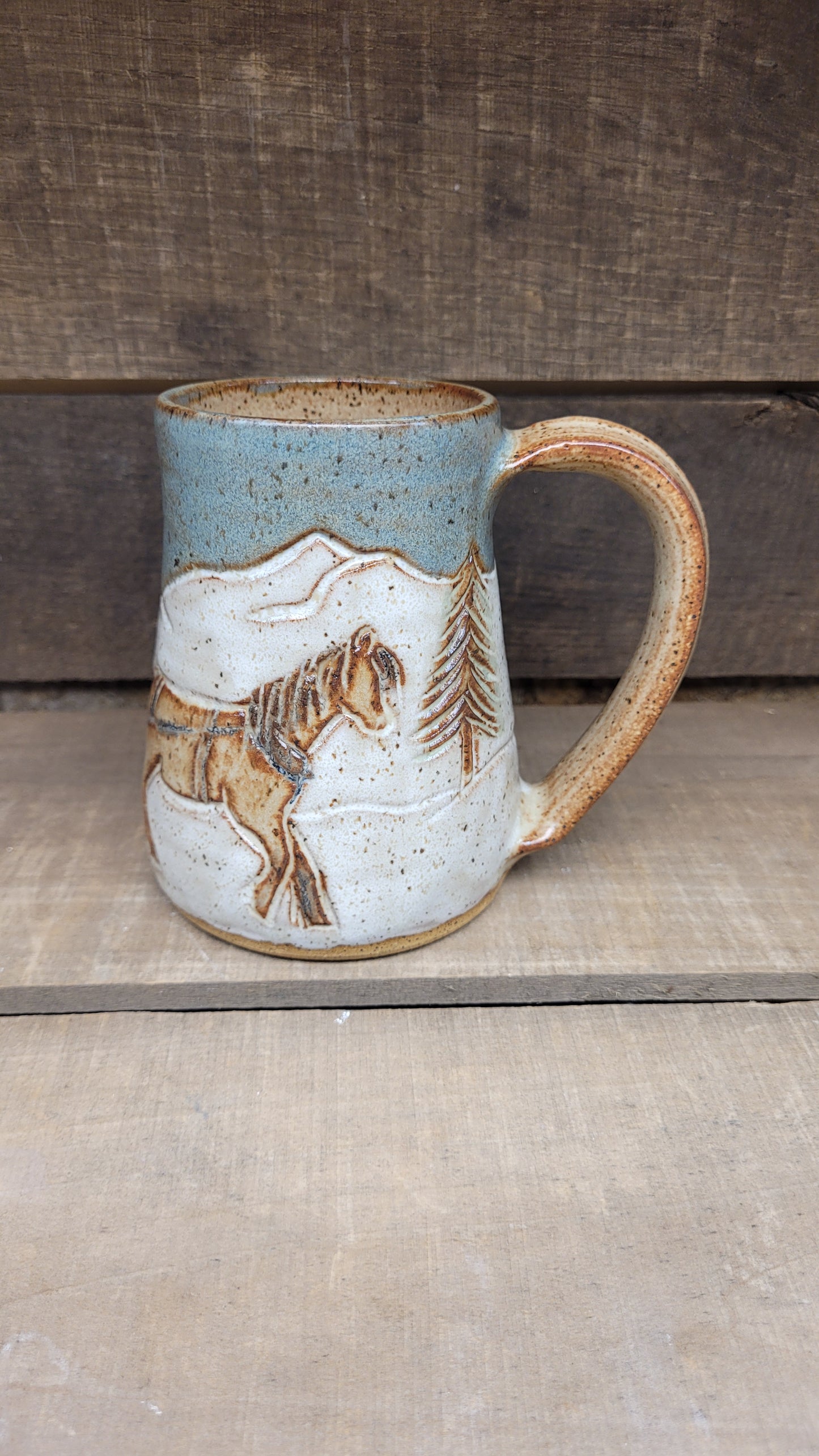 One Horse Open Sleigh Mug #3 15oz