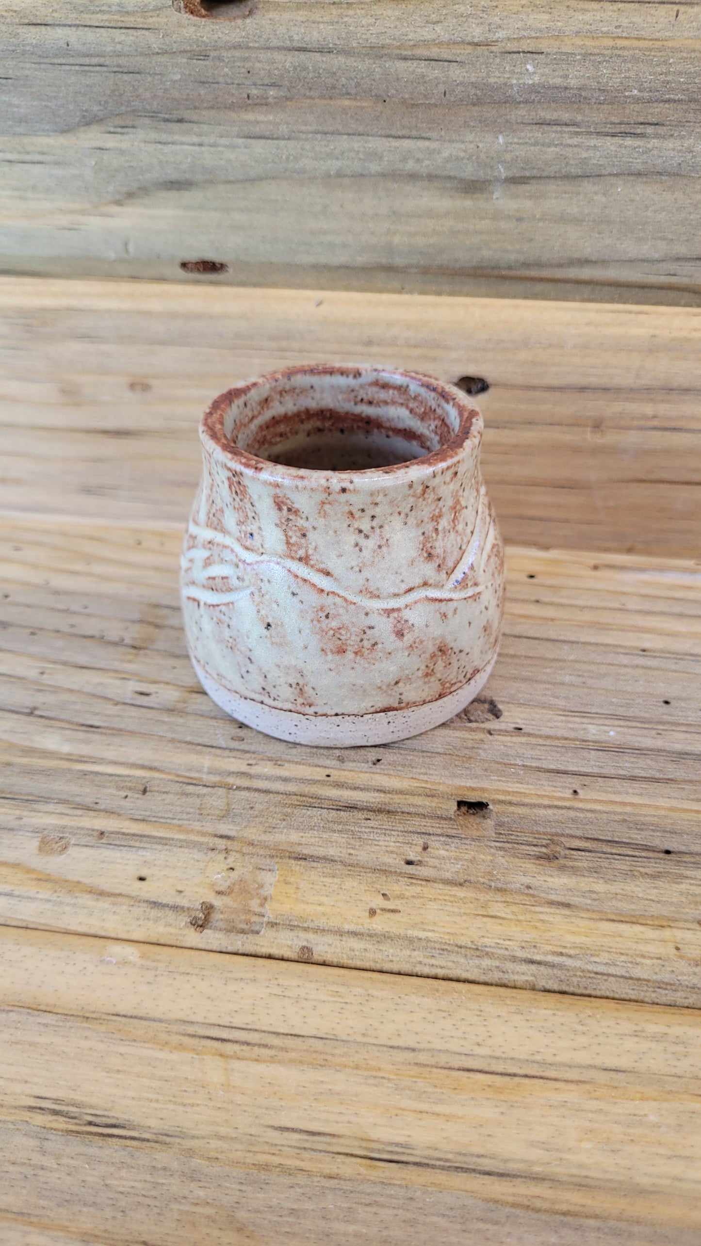Brushed Chai Mountain Tiny Pot