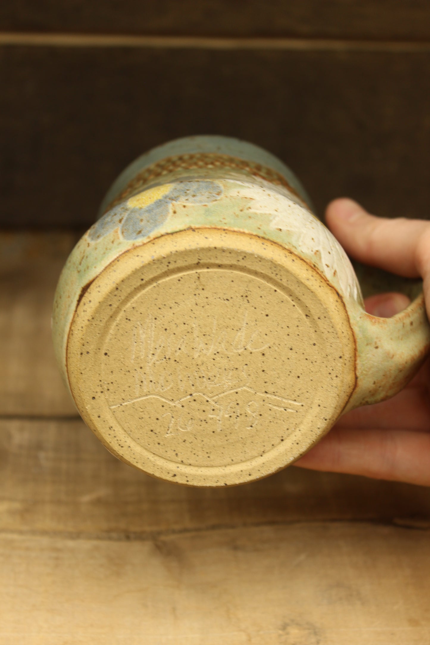 Mountain Thrown Daisy Susan Mountain Mug #1 14oz