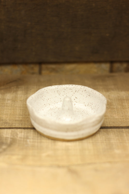 White Ring Dish
