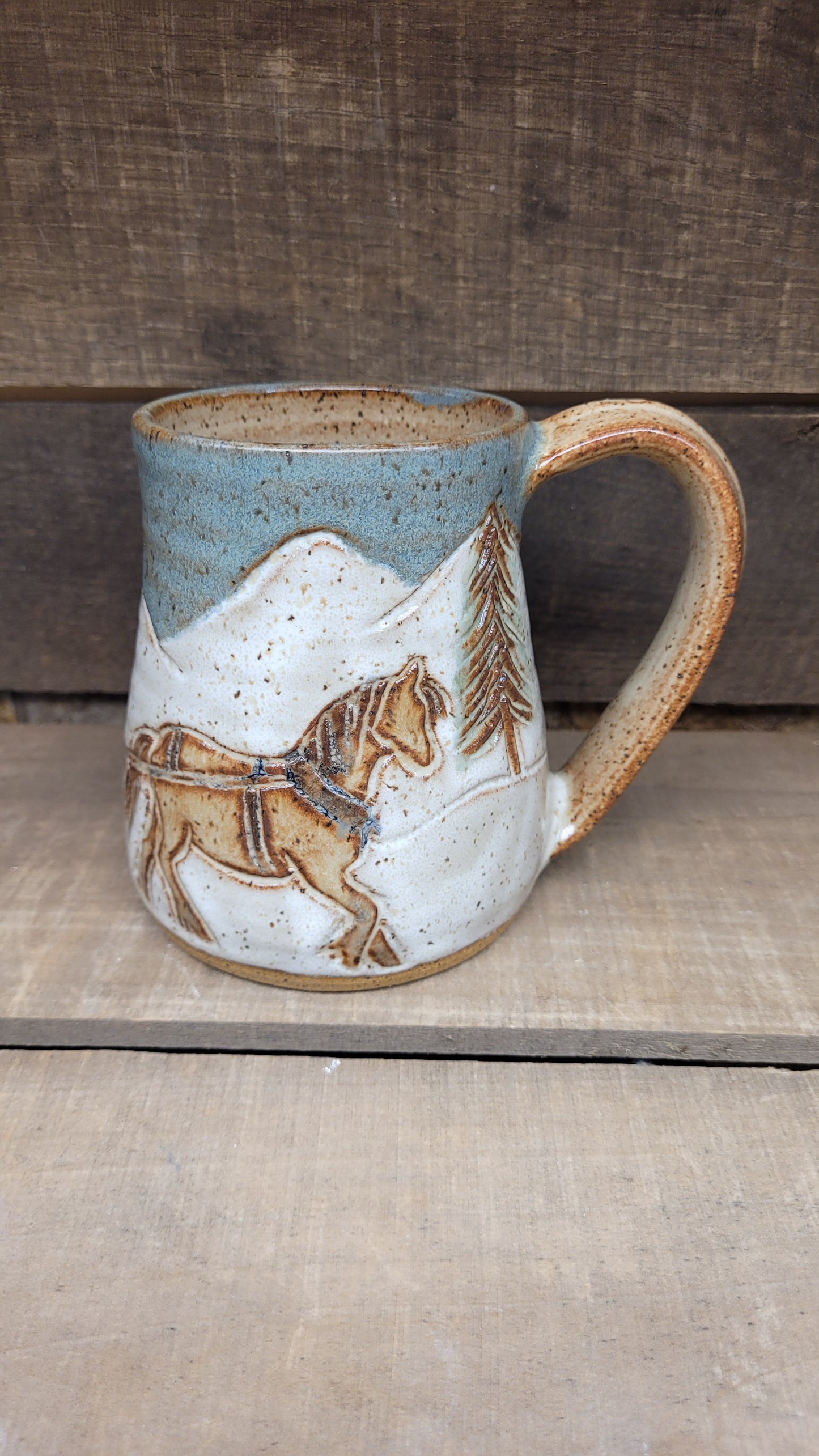 One Horse Open Sleigh Mug #4 16oz