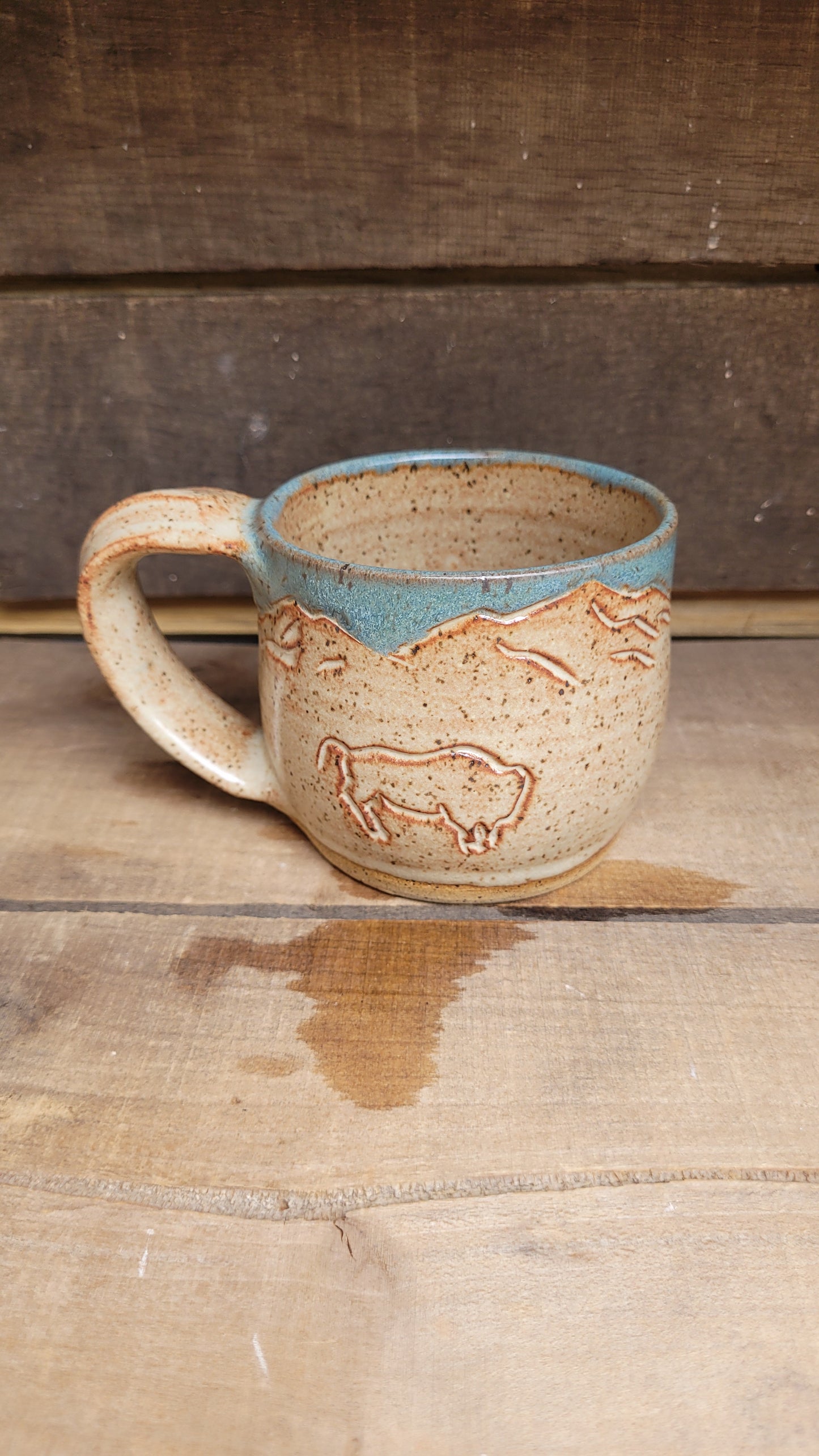 Mountain Thrown Chai Sky Buffalo Mountain Mug 11oz *2nd quality