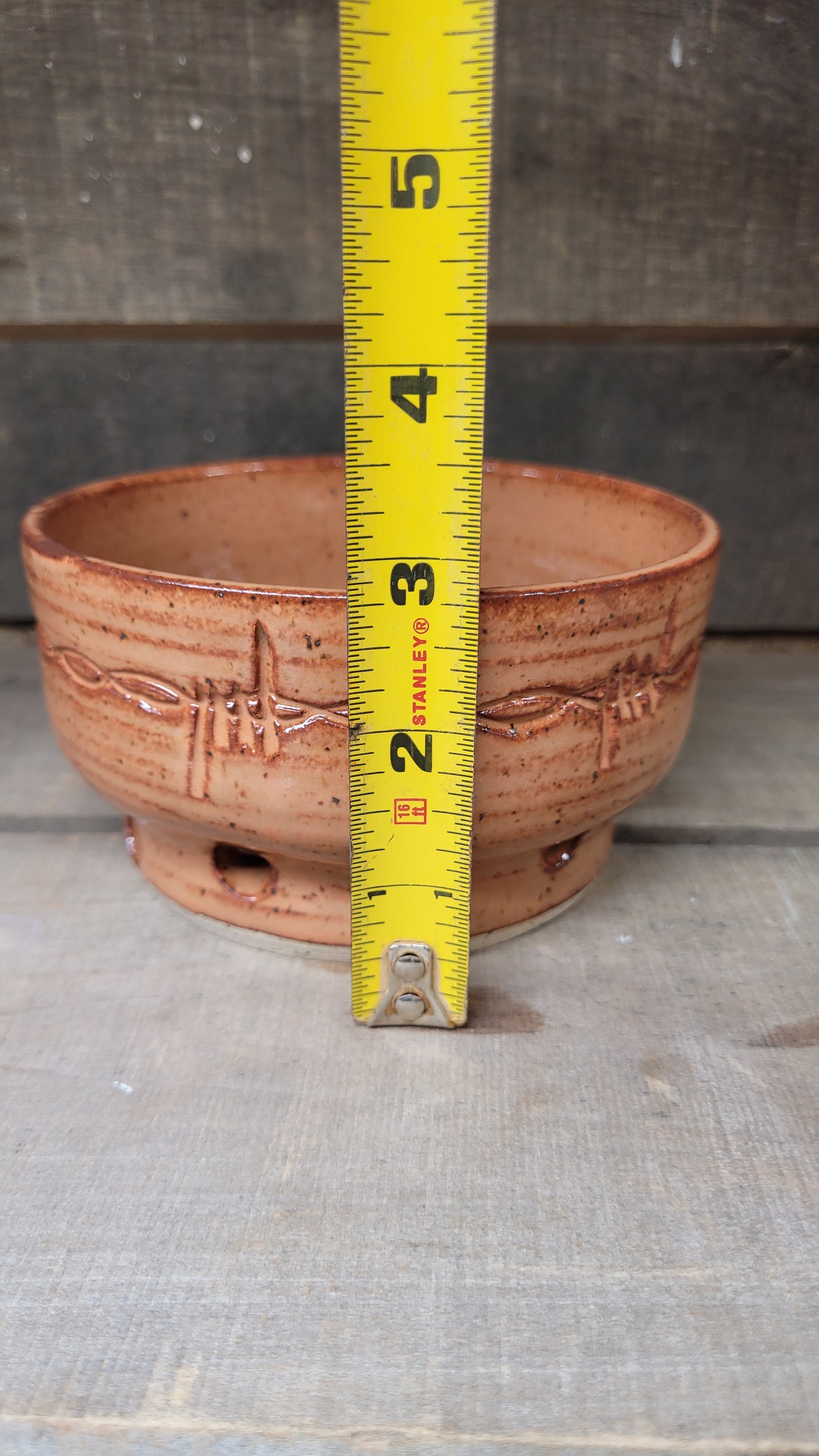 Orange Barbed Wire Berry Bowl