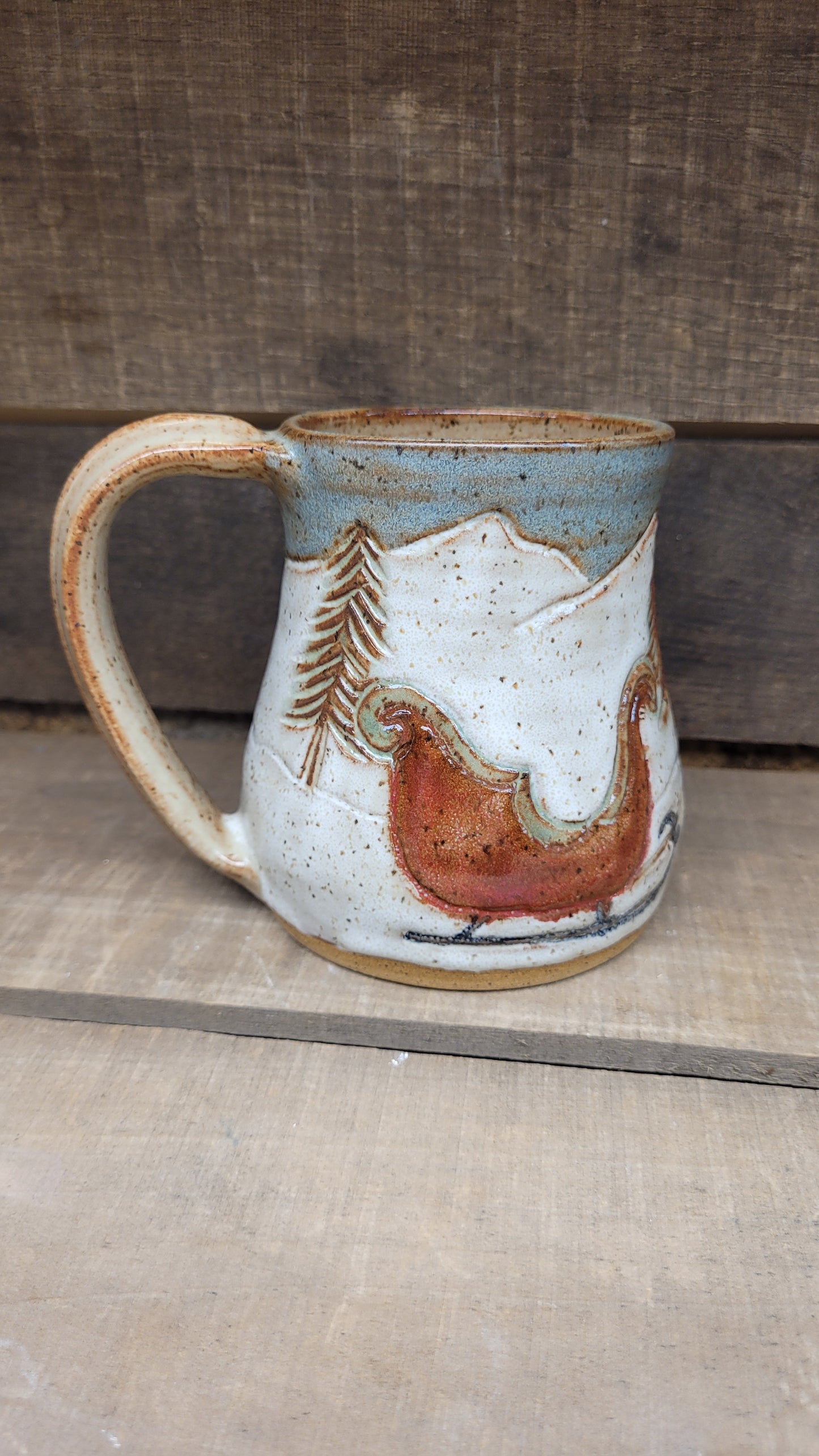 One Horse Open Sleigh Mug #5 18oz