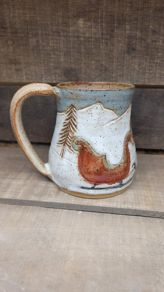One Horse Open Sleigh Mug #5 18oz