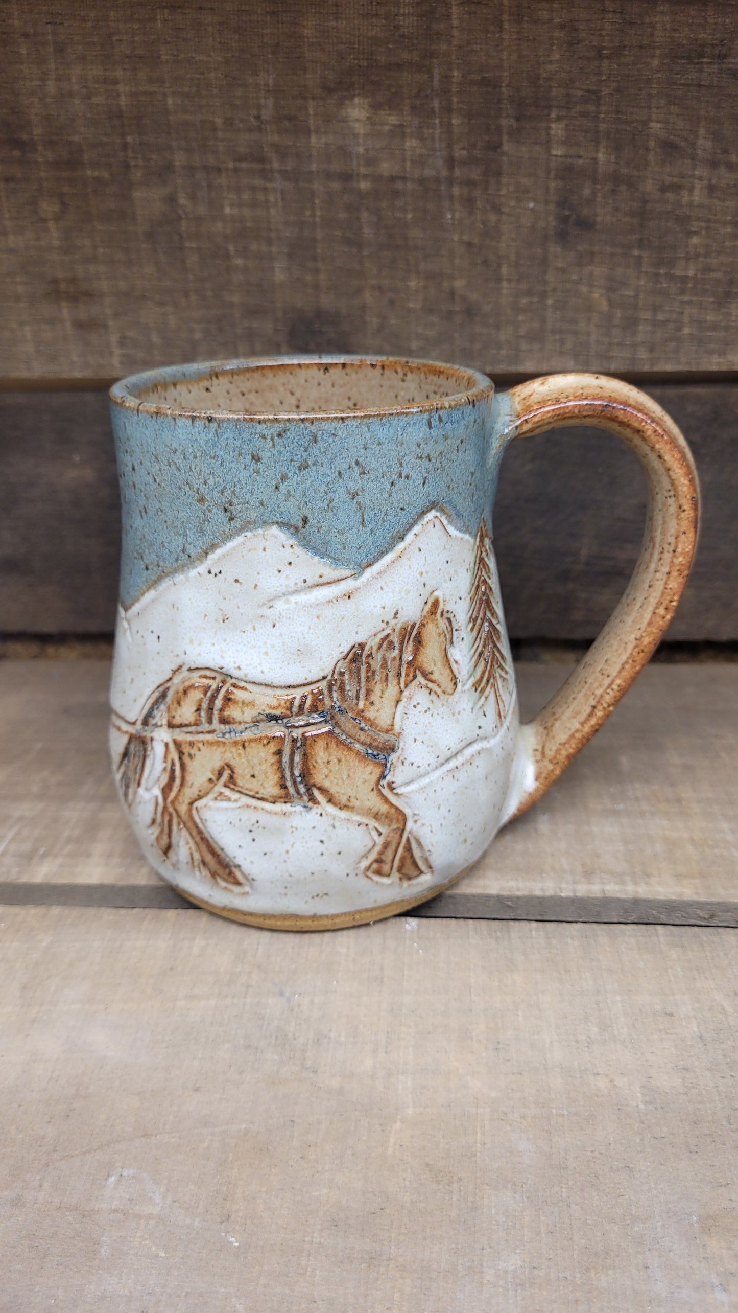 One Horse Open Sleigh Mug #7 20oz