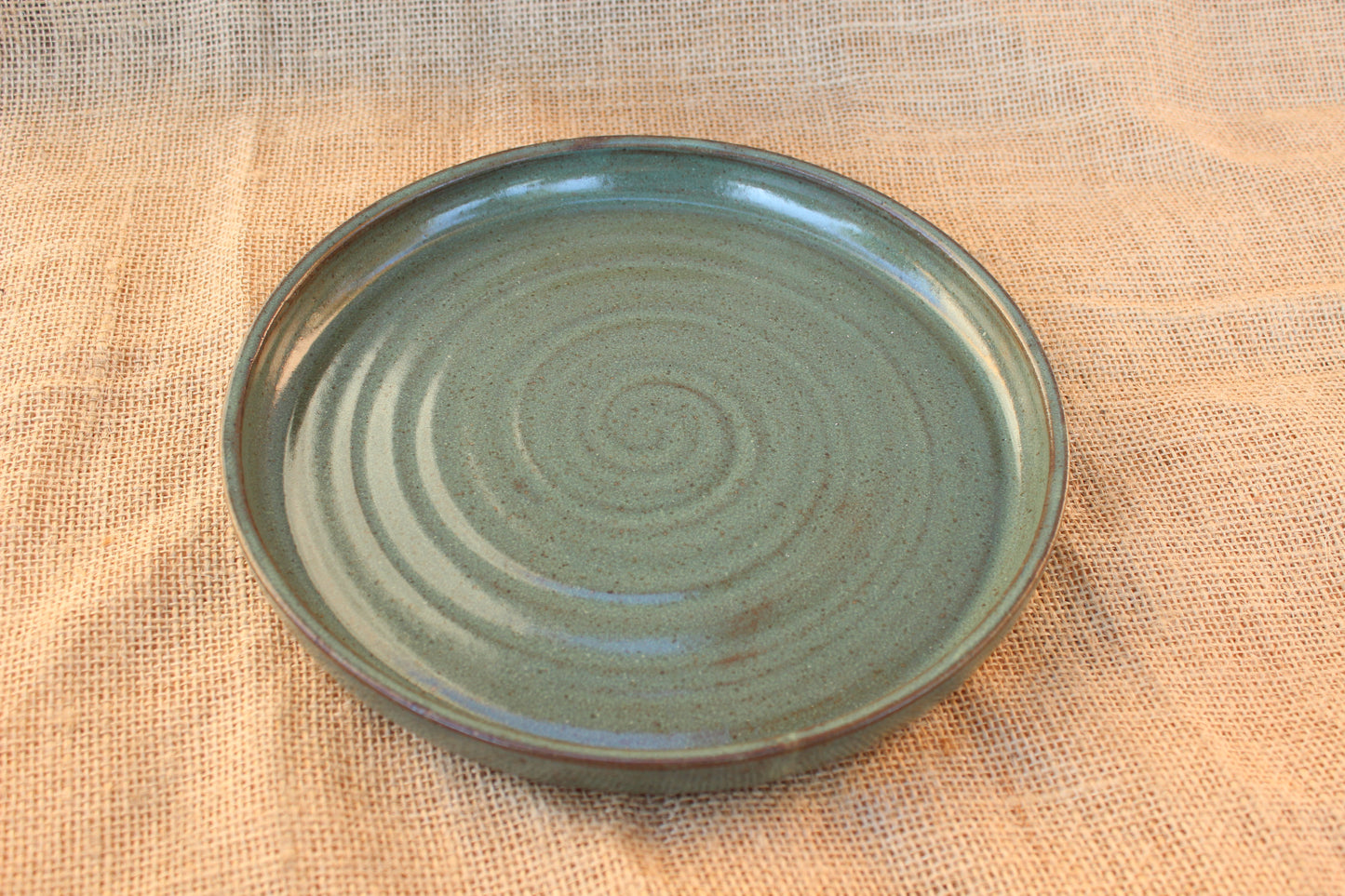 Matcha Swirl Dinner Plate 9.5"