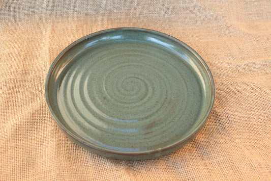 Matcha Swirl Dinner Plate 9.5"