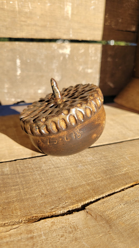 Wheelthrown Hollow Acorn 25-678
