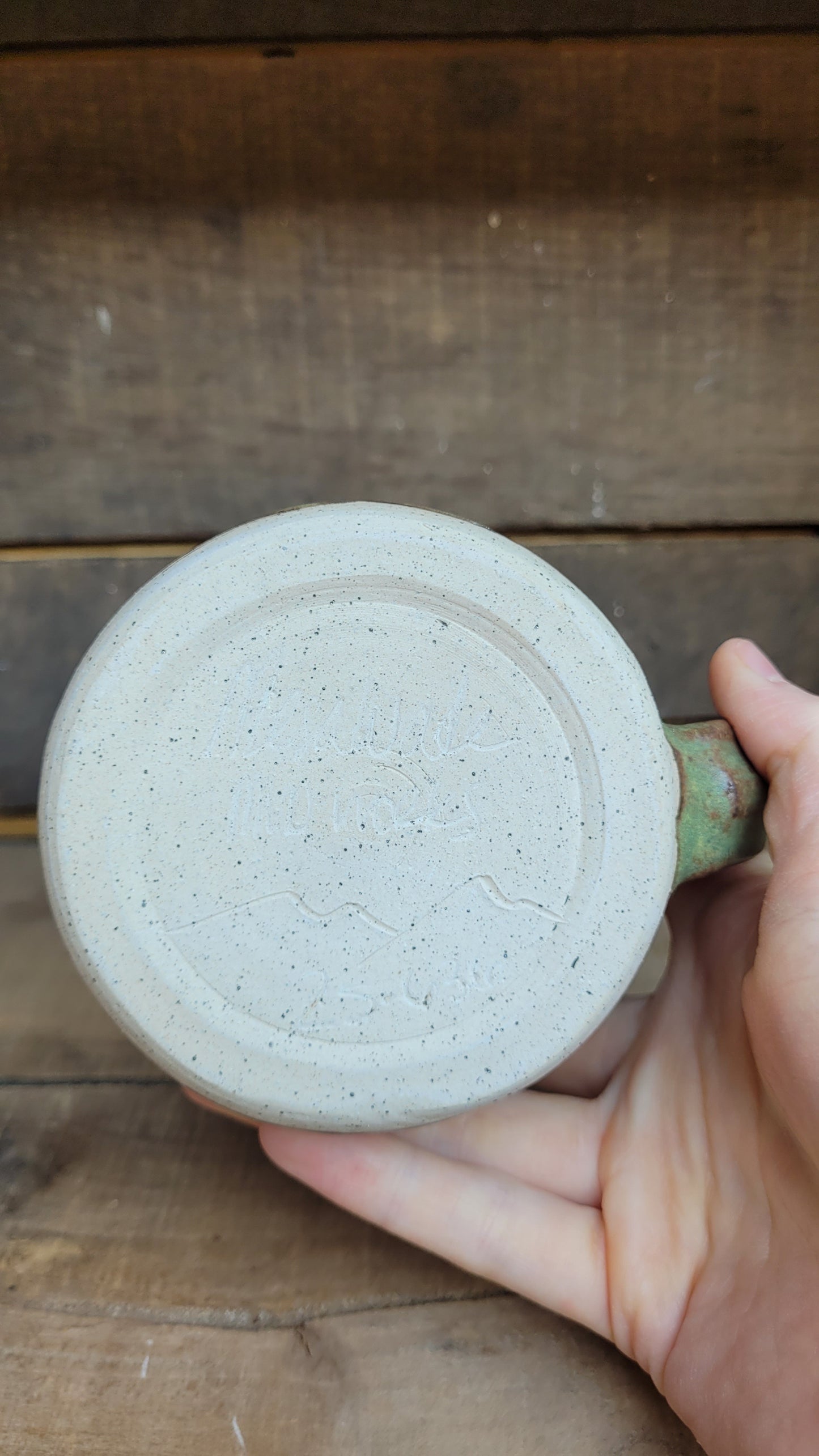 Mountain Thrown Matcha Mountain Mug 13oz