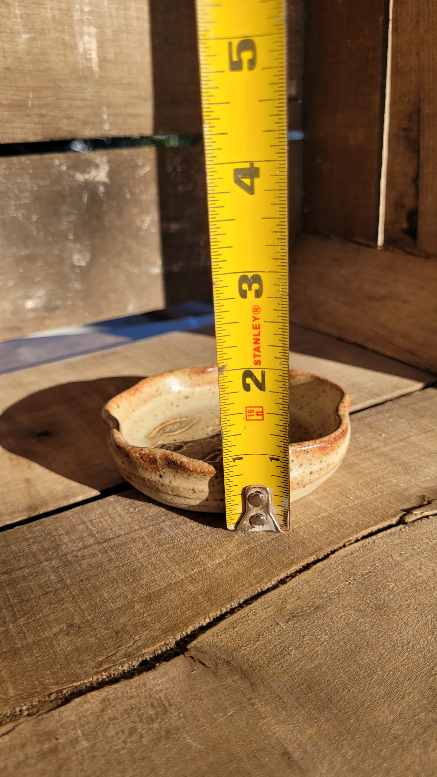 Wheelthrown Teabag or Small Spoon Holder