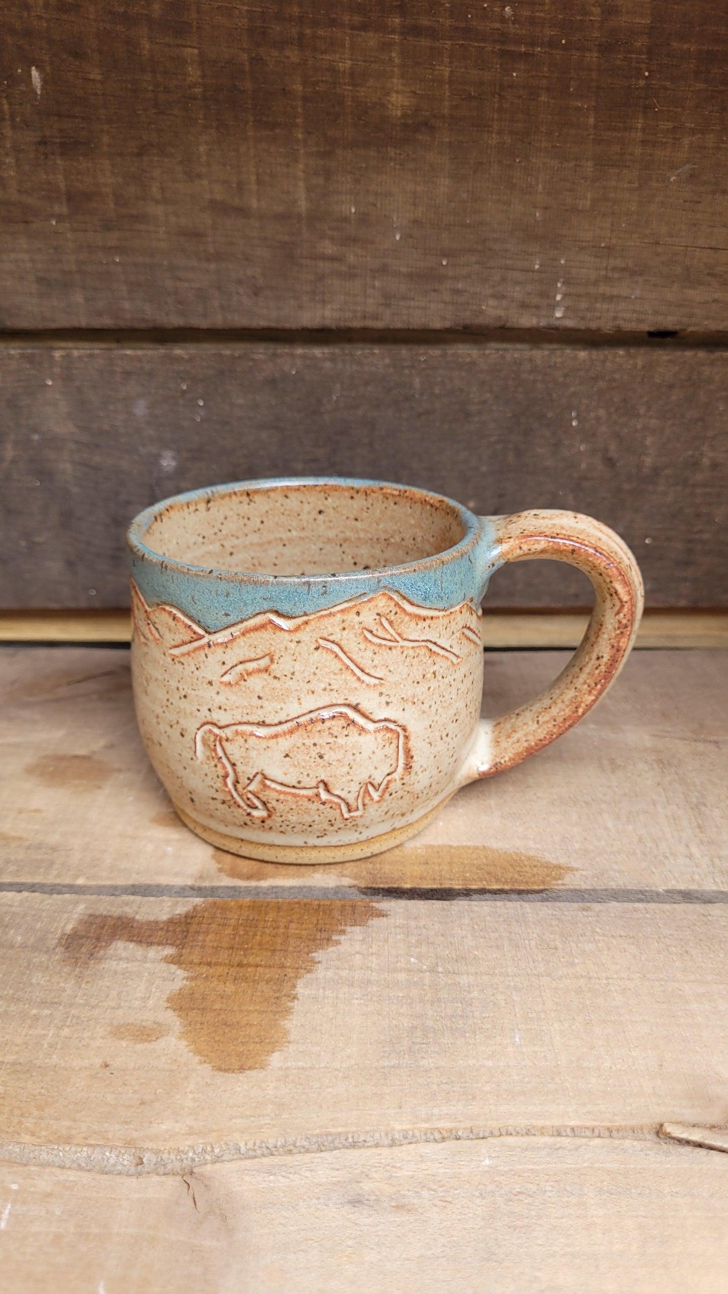 Mountain Thrown Chai Sky Buffalo Mountain Mug 11oz *2nd quality