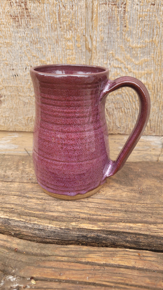 Purple Wheelthrown Mug 18oz