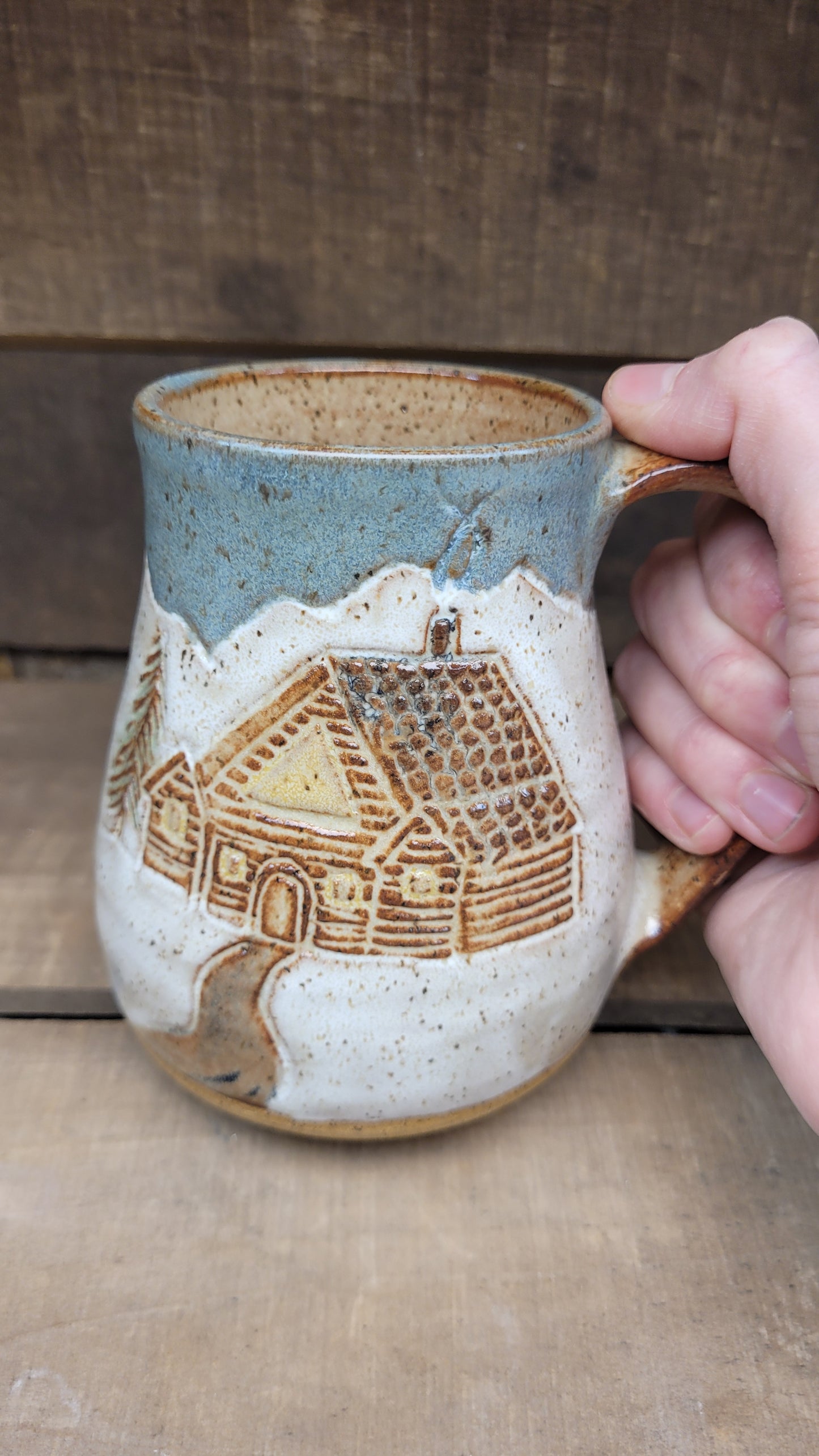 Toboggan to the Cabin Mug #1 15oz