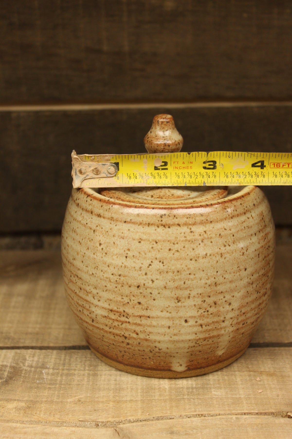 Chai Wheelthrown Jar 20oz