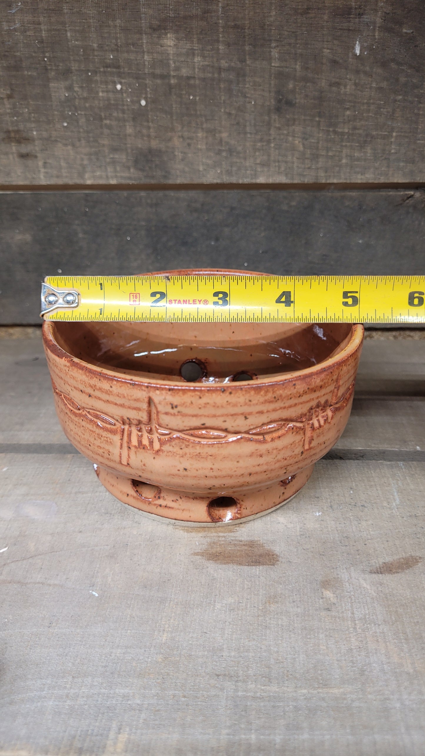 Orange Barbed Wire Berry Bowl