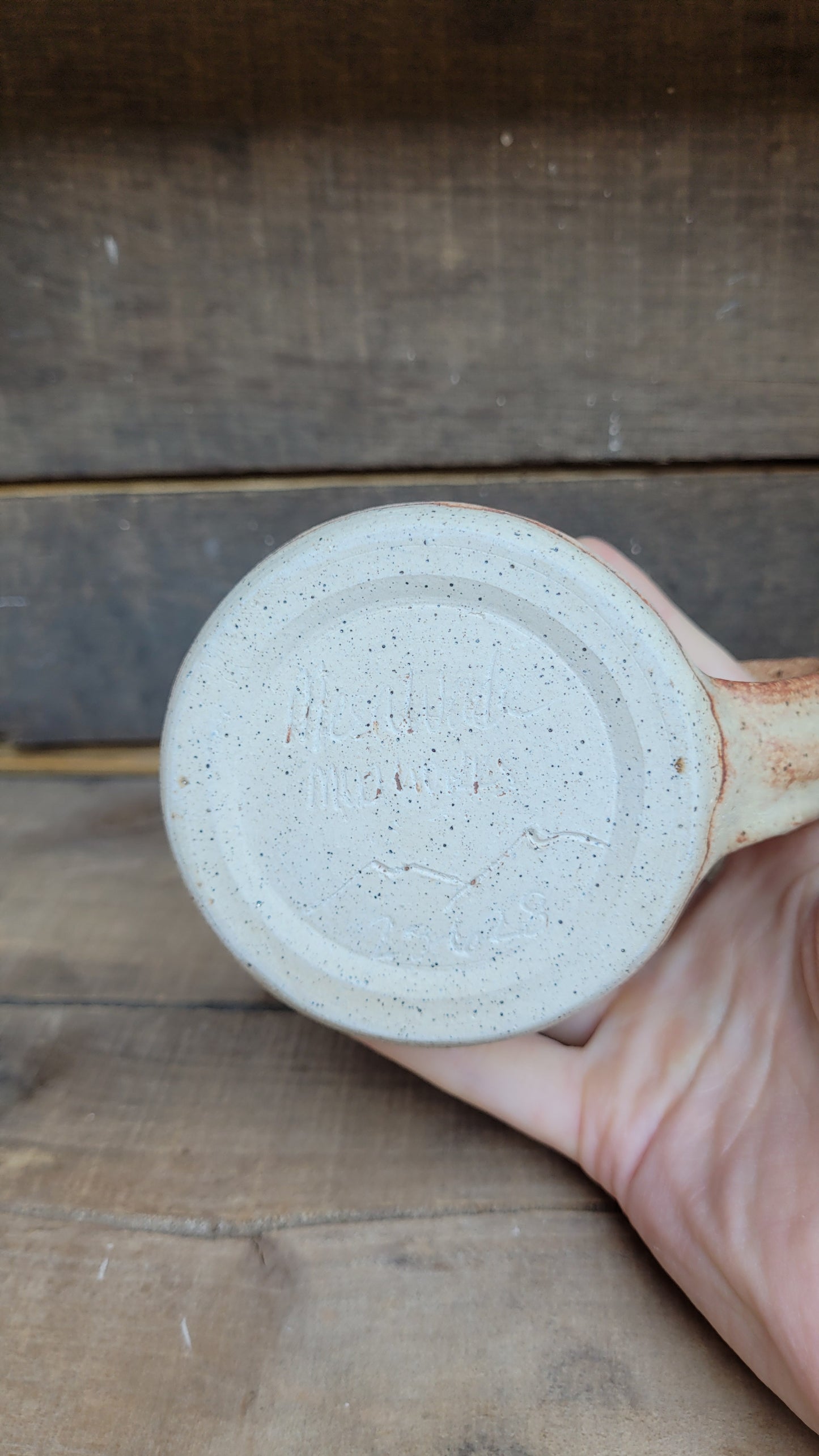 Mountain Thrown Pine Bough Mug #2 10oz