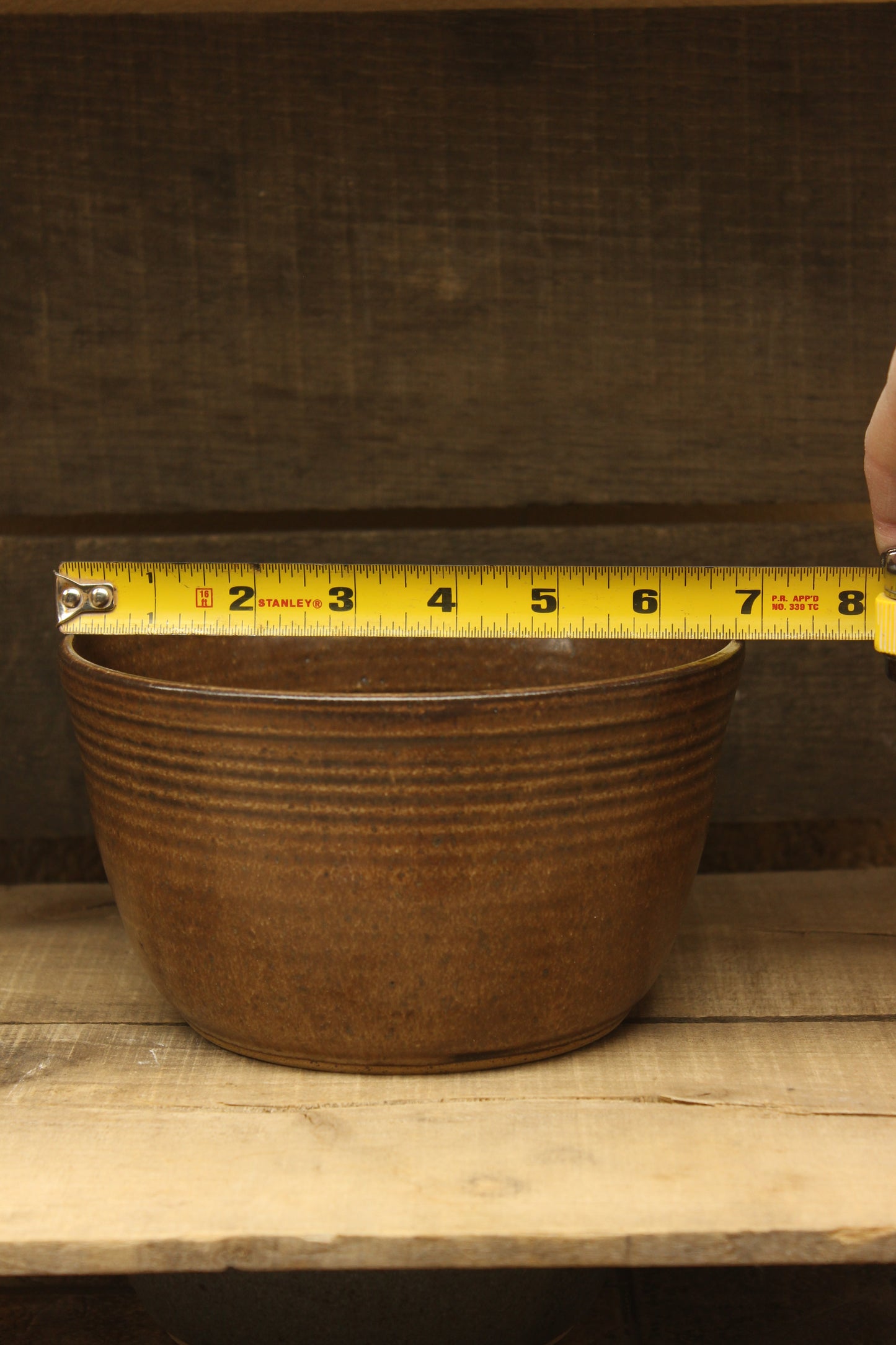 Cacao Wheelthrown Serving Bowl 5.5 Cups