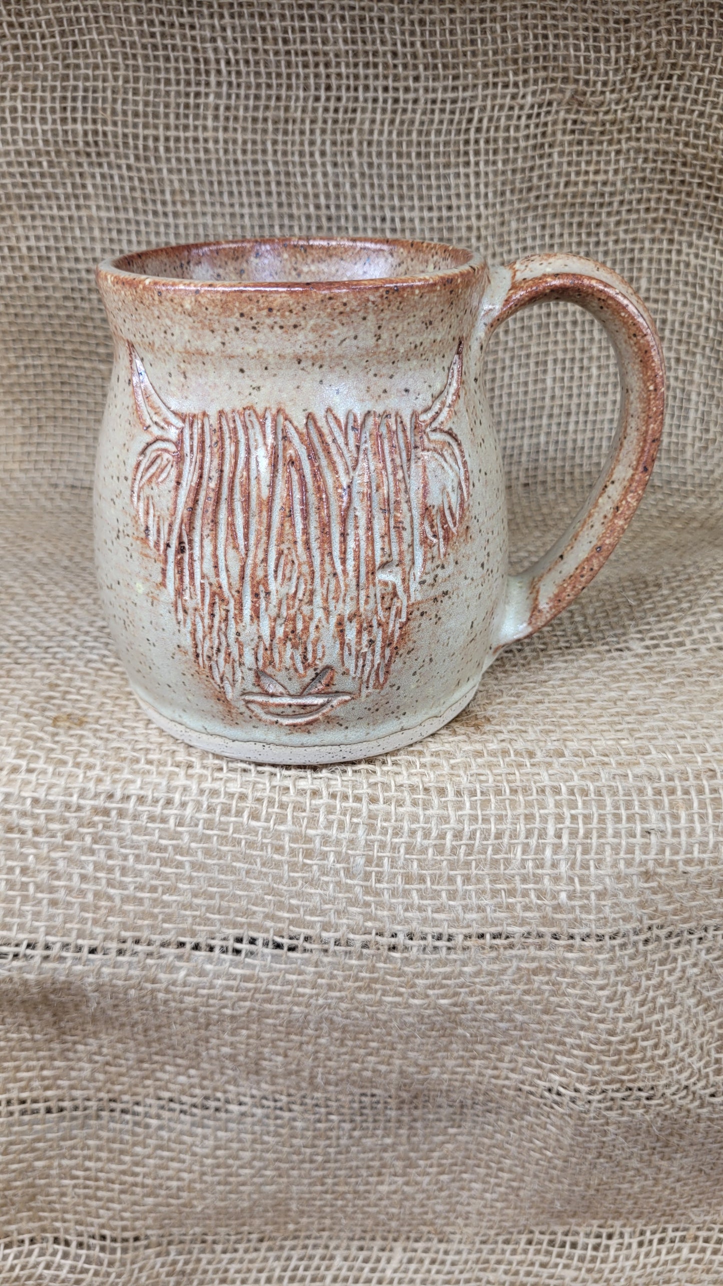 2nd - Handcarved Highlander Wheelthrown Mug 18oz