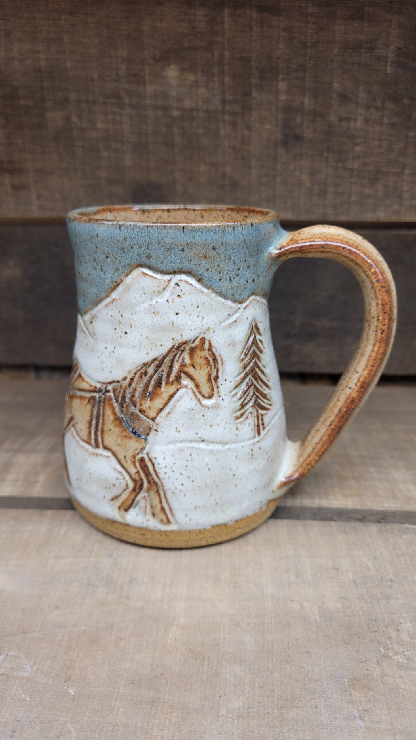 One Horse Open Sleigh Mug #2 15oz