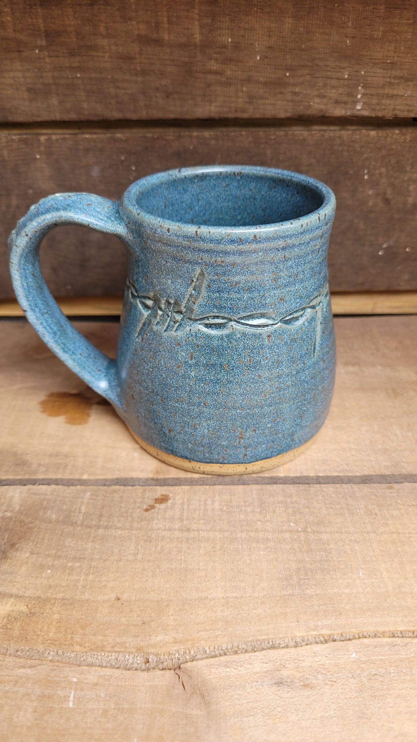 Mountain Thrown Denim Barbed Wire Mug 13oz