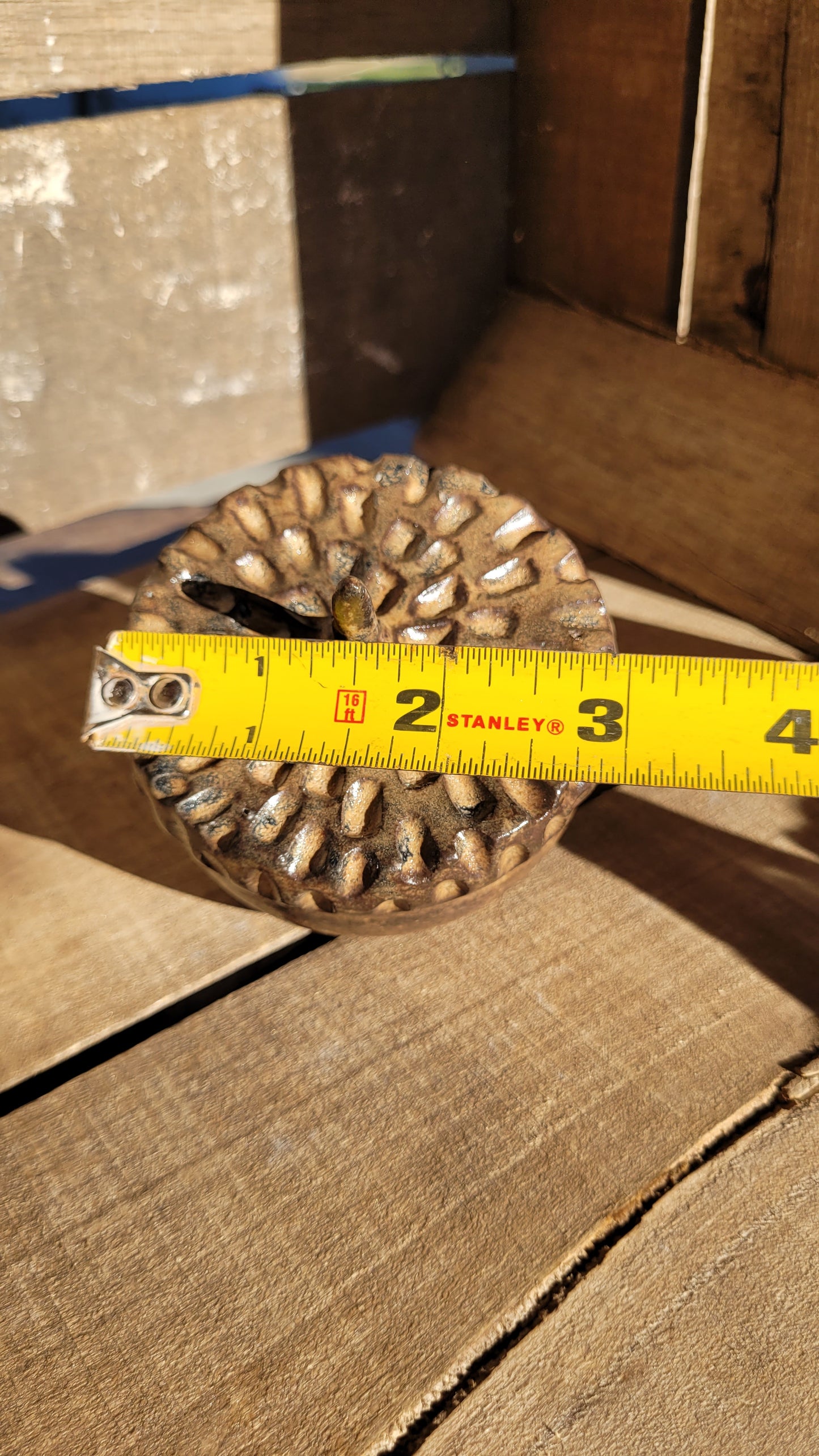 Wheelthrown Hollow Acorn 25-678