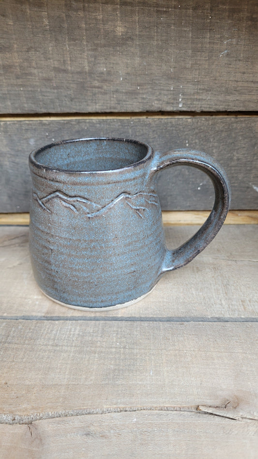 Mountain Thrown Acai Mountain Mug 16oz