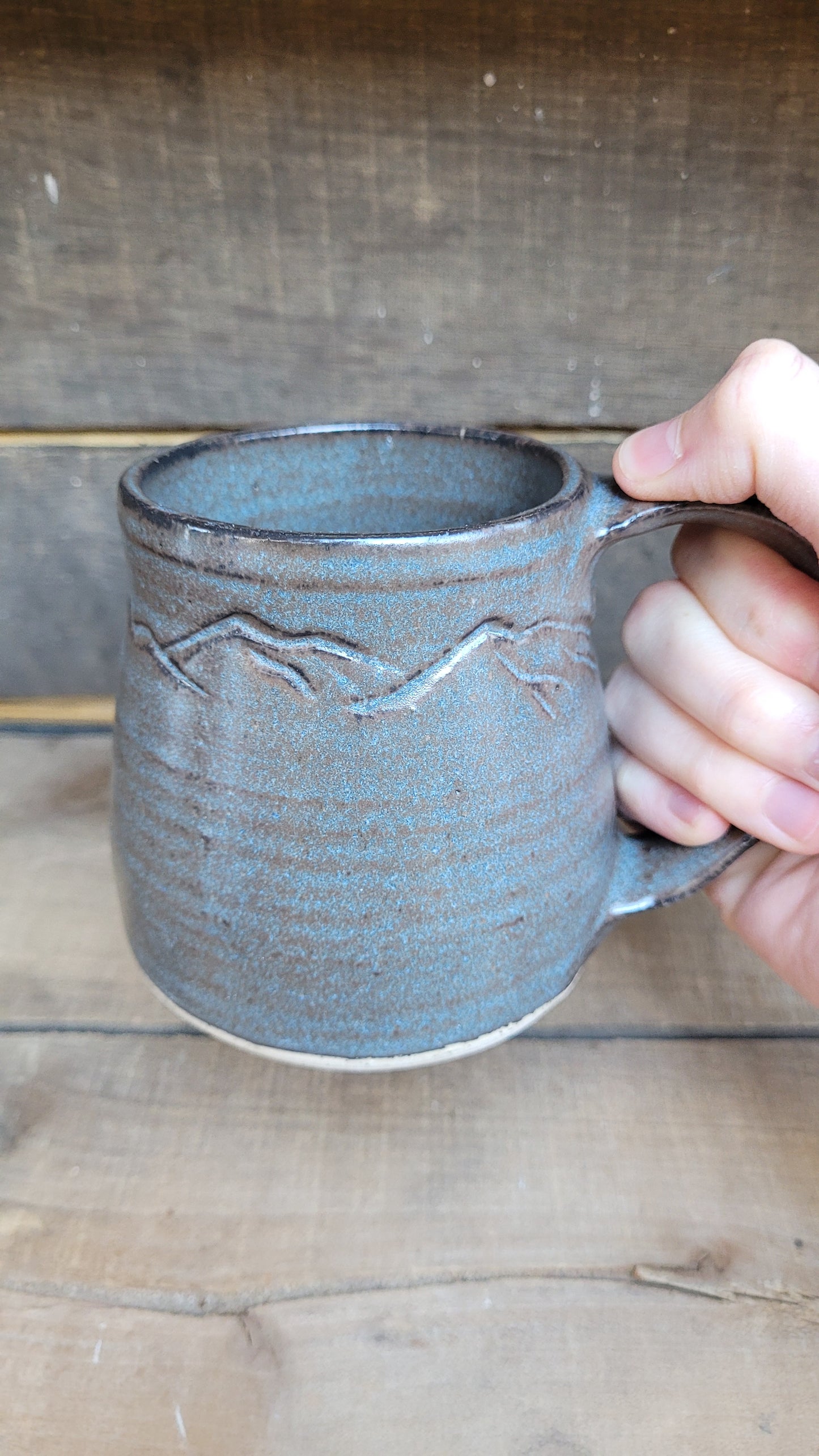 Mountain Thrown Acai Mountain Mug 16oz
