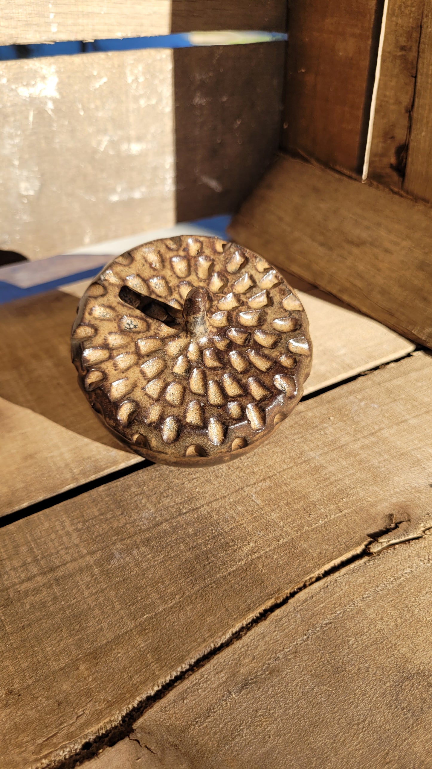 Wheelthrown Hollow Acorn 25-677
