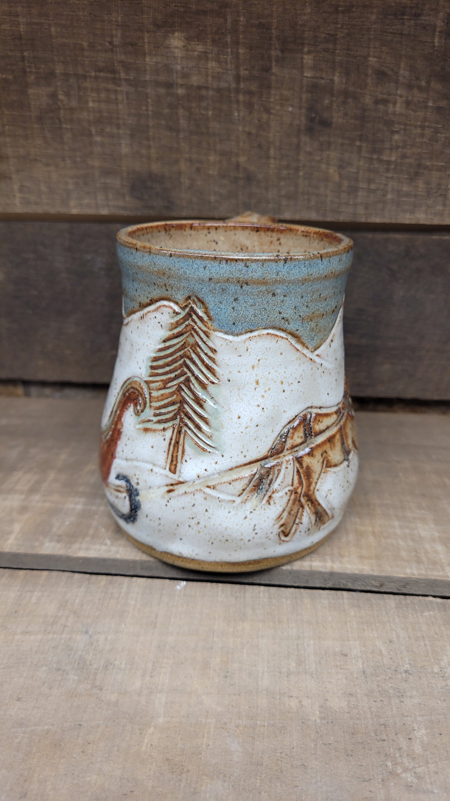 One Horse Open Sleigh Mug #5 18oz