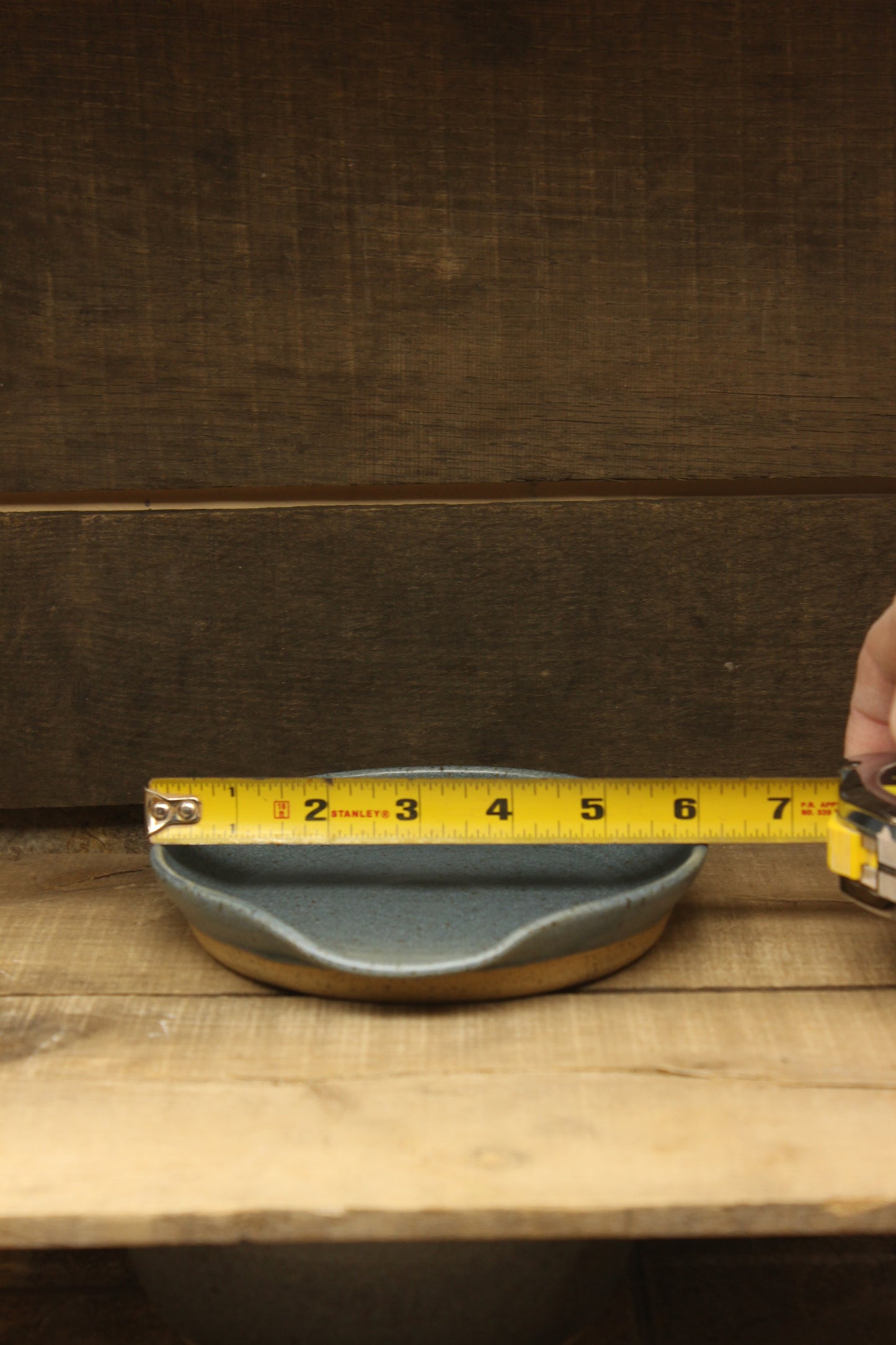 Satin Oribe Wheelthrown Spoonrest