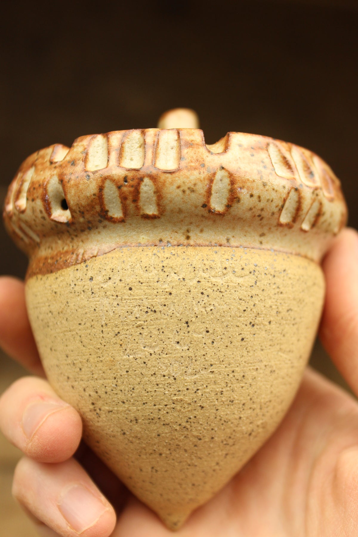 Chai Hollow Wheelthrown Acorn