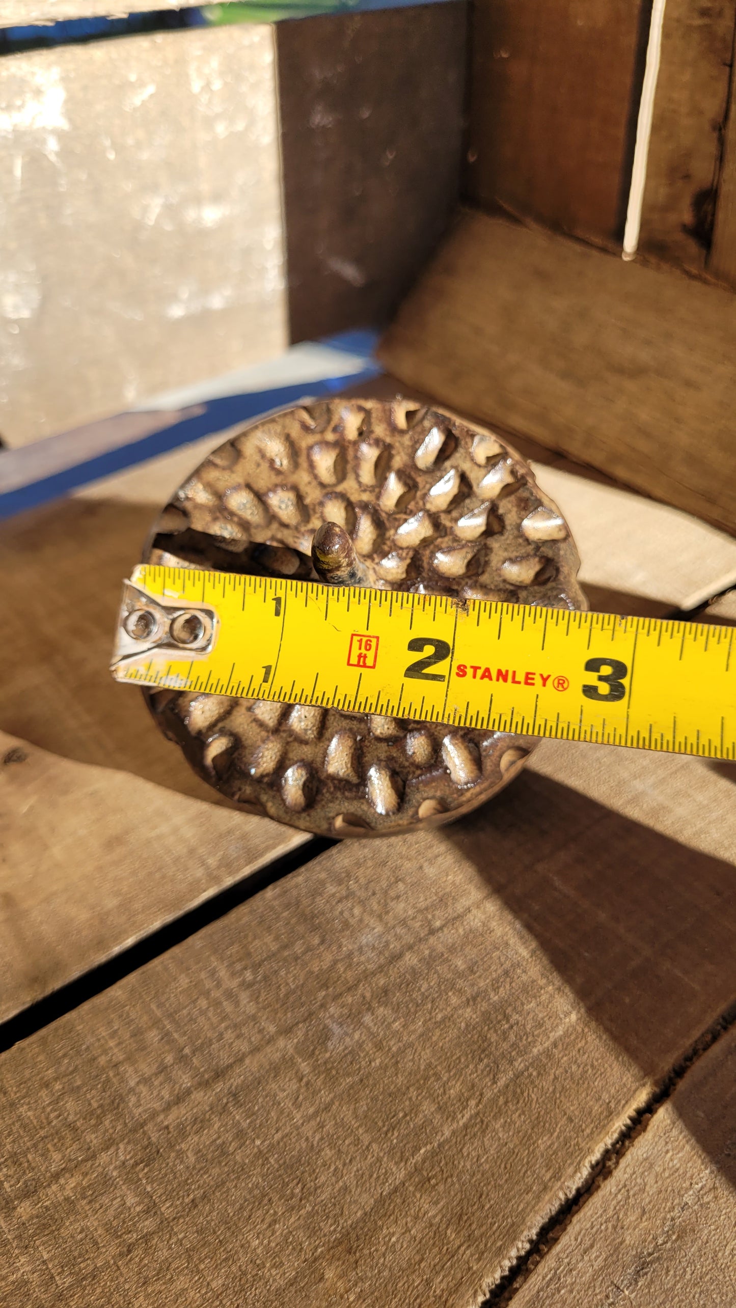Wheelthrown Hollow Acorn 25-677