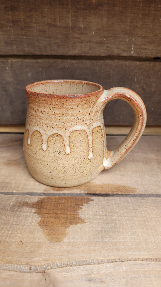Mountain Thrown Chai Drip Mug #1  10oz