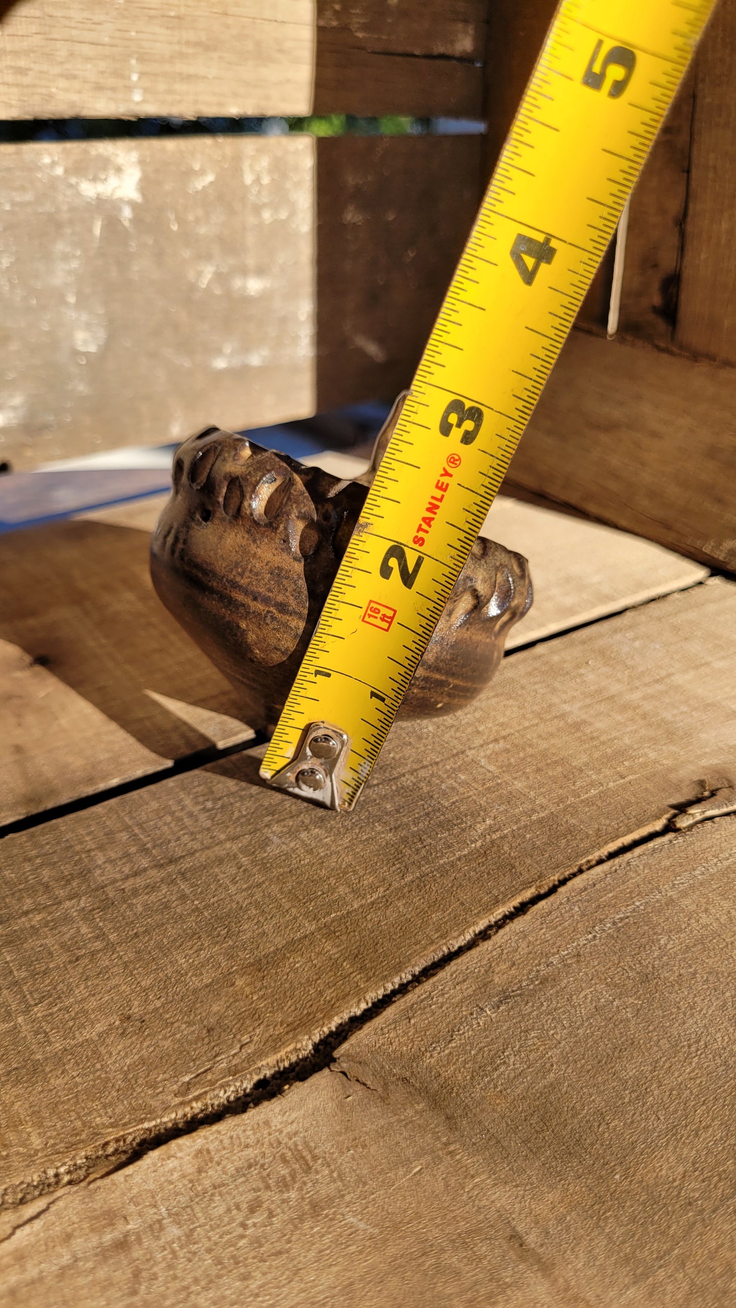 Wheelthrown Hollow Acorn 25-677