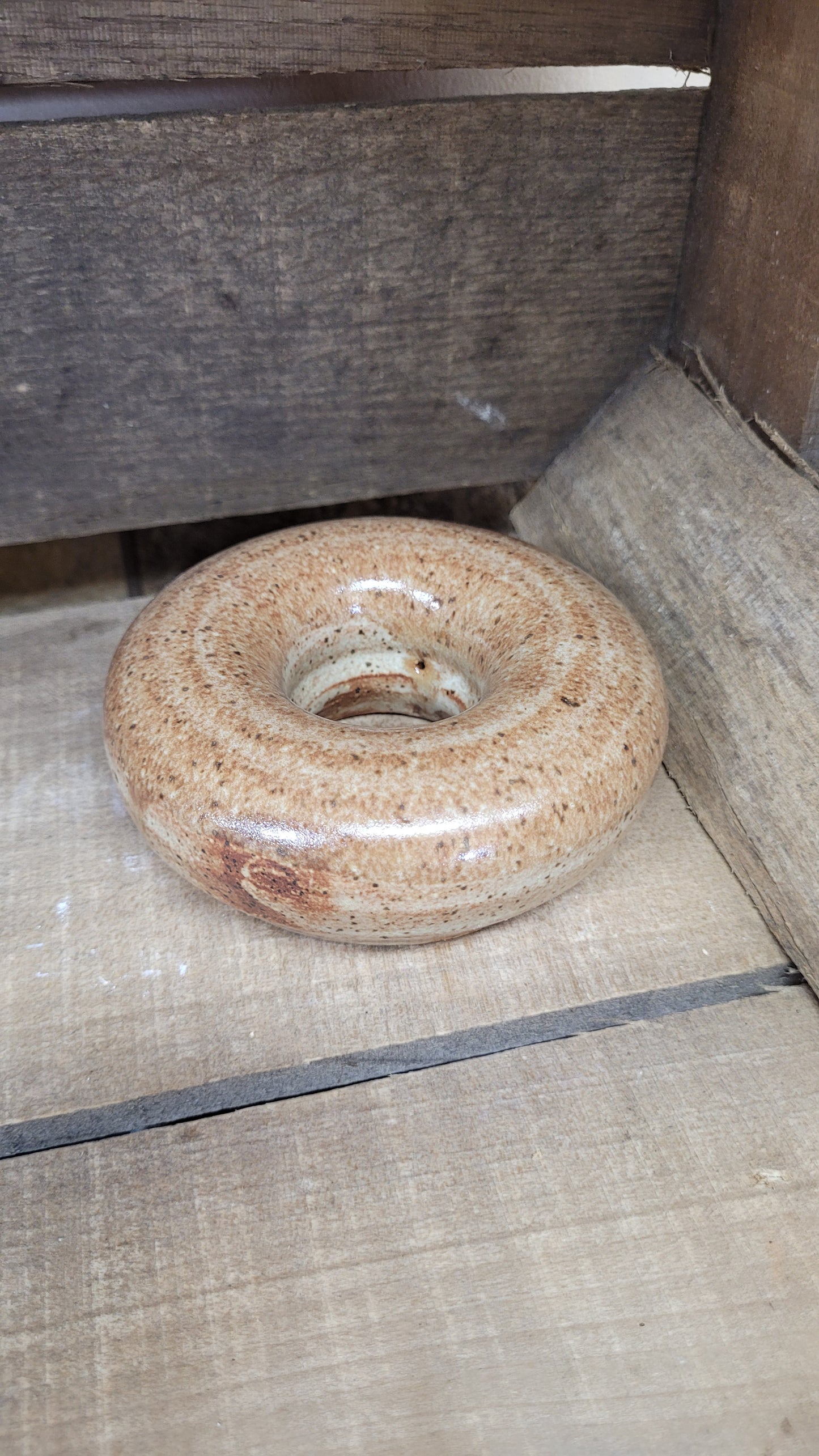 Wheelthrown Hollow Bagel