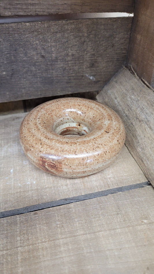 Wheelthrown Hollow Bagel
