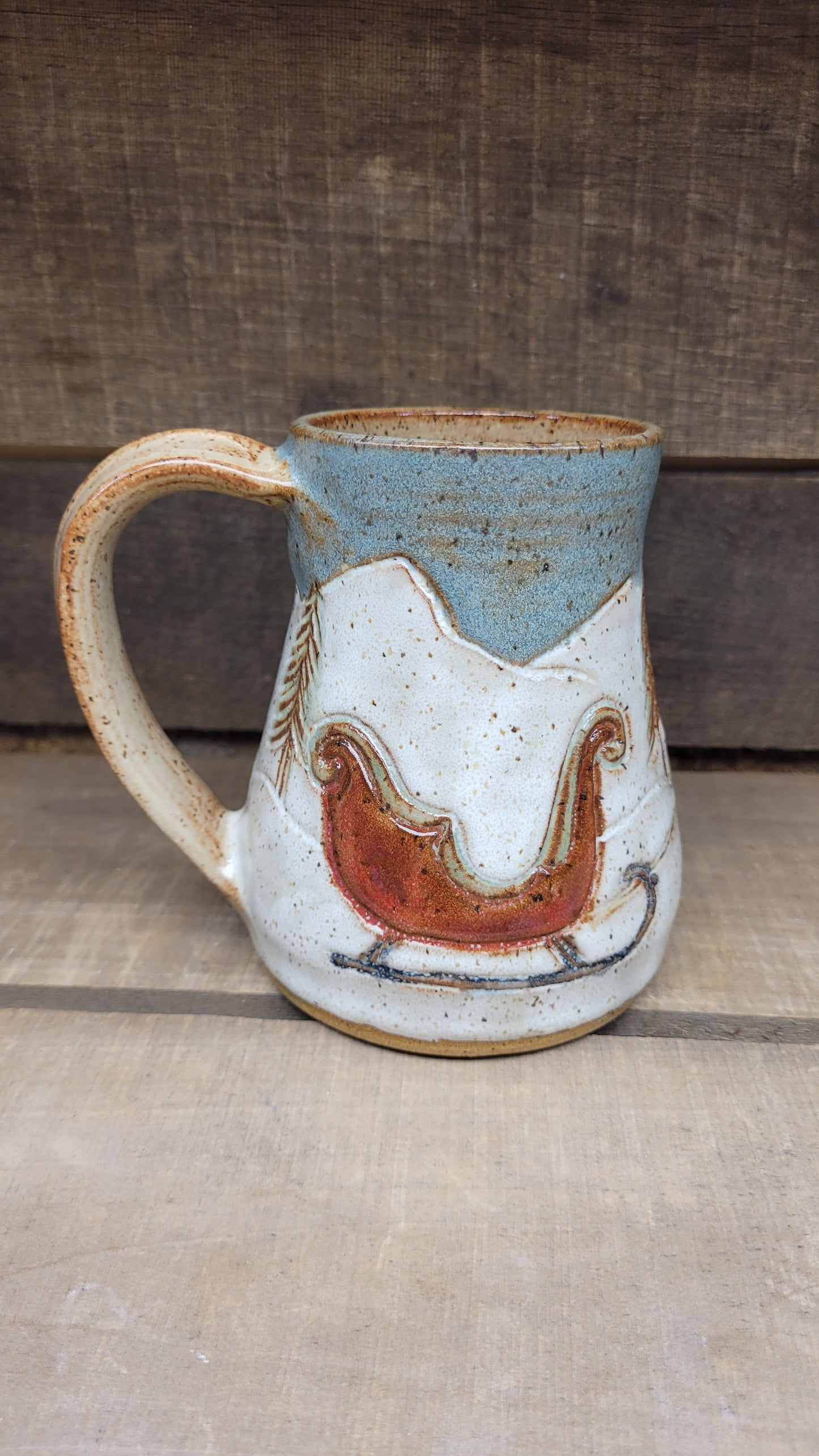 One Horse Open Sleigh Mug #6 18oz